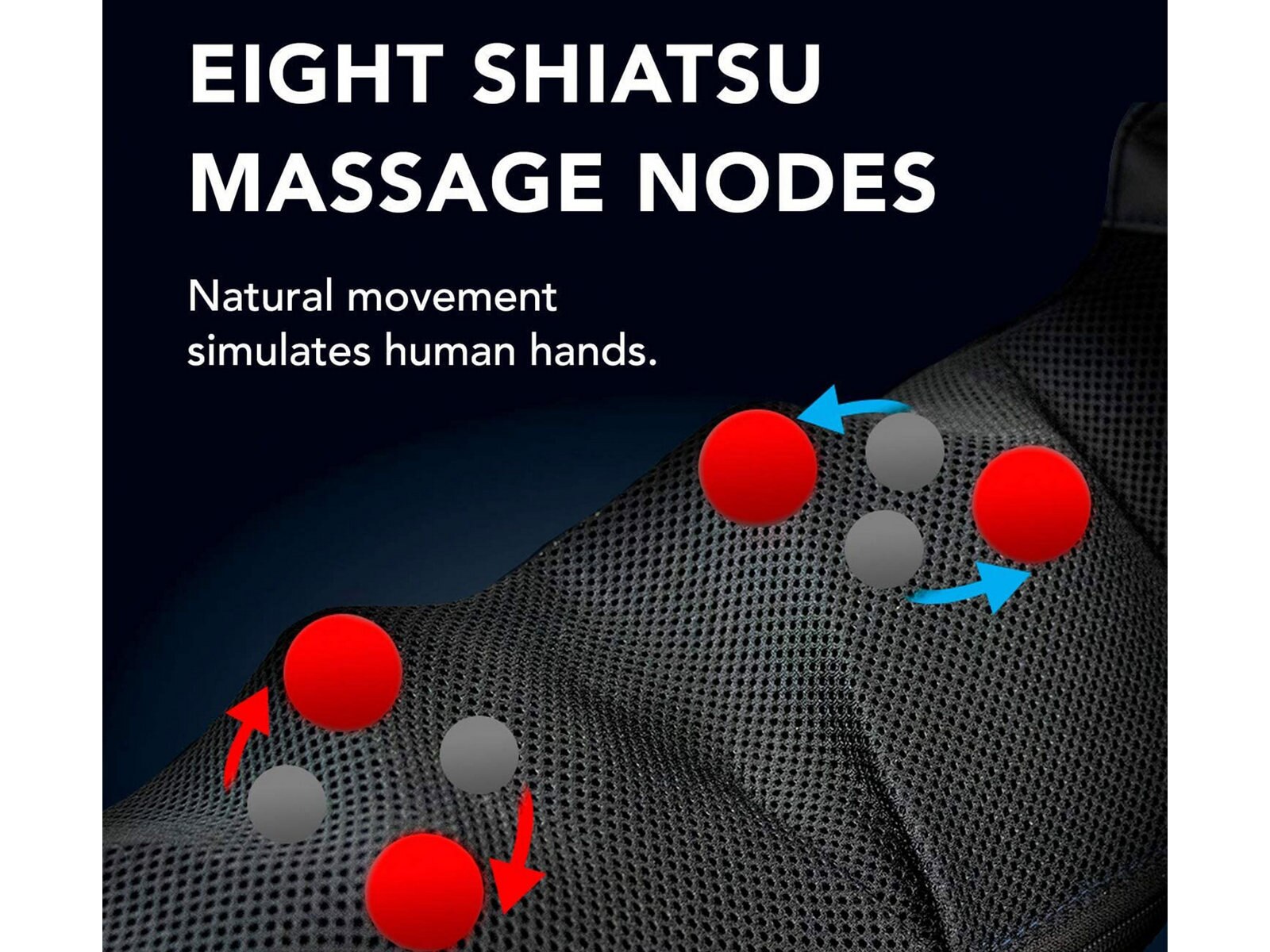 Shiatsu Neck & Back Massager with Heat